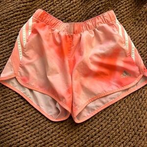 ADIDAS women’s pink tie dye running short